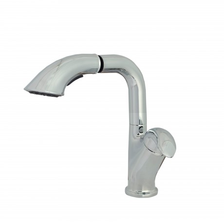Safir Krom Spiralli Kuğu Eviye Lavabo Bataryası
